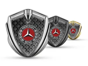 Mercedes Metall Kuppel Emblem High-End Design Drift Look